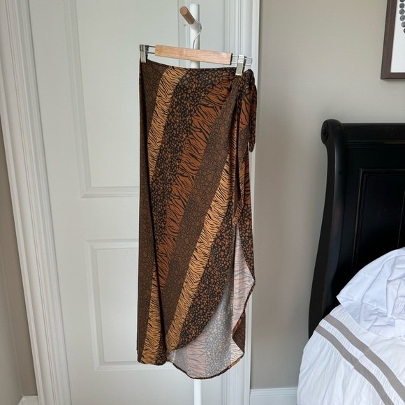 House of Harlow 1960 x Revolve Erin Animal Print Sarong - Picture 3 of 7